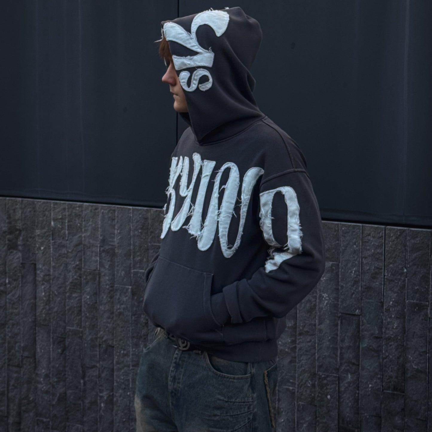 NEODUST HOODIE (GREY WASHED)