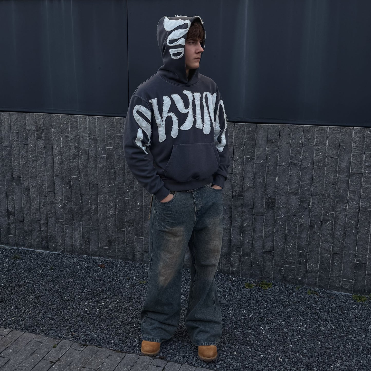 NEODUST HOODIE (GREY WASHED)