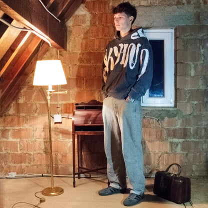 NEODUST HOODIE (GREY WASHED)