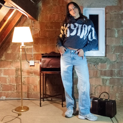 NEODUST HOODIE (GREY WASHED)